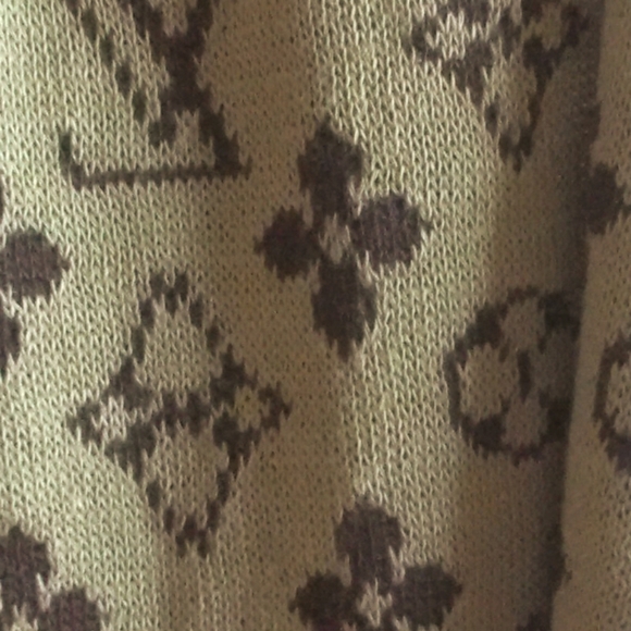 READ DESCRIP)BEAUTY CASHMERE LOUIS VUITTON SCARF MONOGRAMMED BROWN/ TAN 82 x 12 - Picture 6 of 9